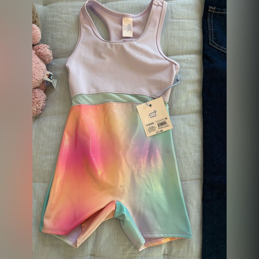 Gymnastics leotard bodysuit